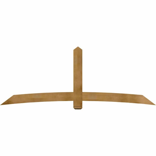Ekena Millwork Bellingham Rough Sawn Timber Gable Bracket, Western Red Cedar, 108"W x 40"H x 6"D x 6"F, 9/12 Pitch GBW108X40X0606BEL00RWR - main